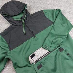 Legendary Whitetail Outdoors Men's Large Snack Happy Hooded Pullover Jacket